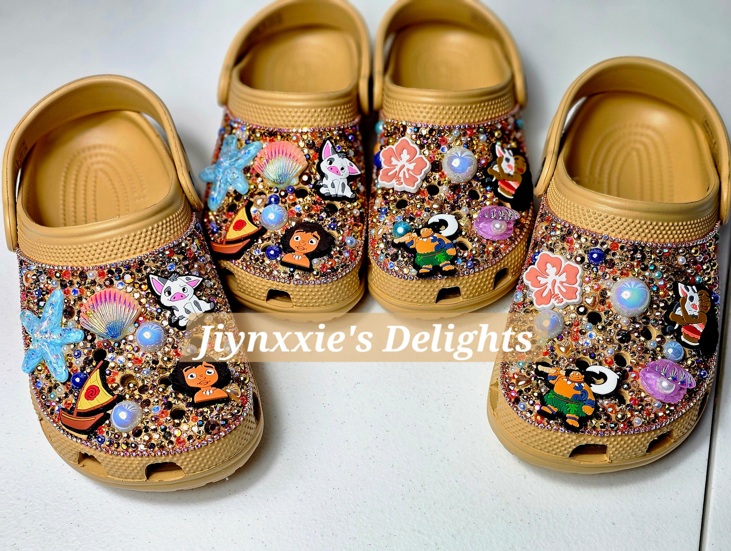 Ron's custom bling crocs