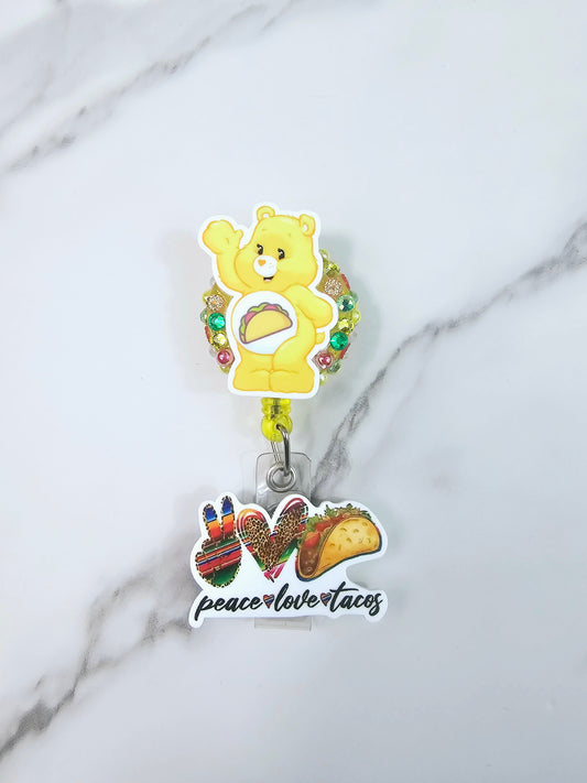 Peace Love Tacos Bear
